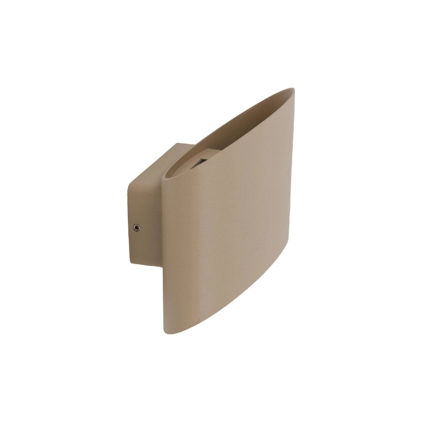 LED utomhusvägglampa VERTO LED/5W/230V IP54 beige