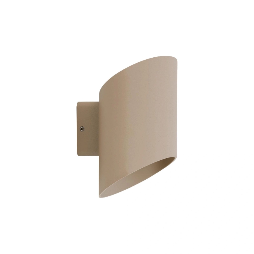 LED utomhusvägglampa VERTO LED/5W/230V IP54 beige