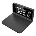 LED Väckarklocka med LCD-display och trådlös Qi-laddning LED/10W/230V