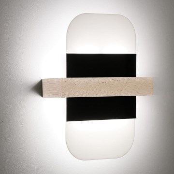 LED väggbelysning APRIL LED/6W/230V vit/svart