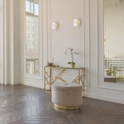 LED väggbelysning ELEGANCE LED/9W/230V guld