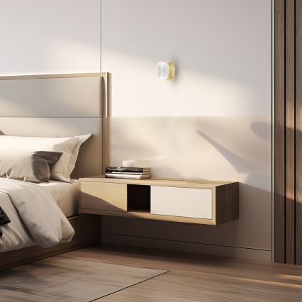 LED väggbelysning ELEGANCE LED/9W/230V guld