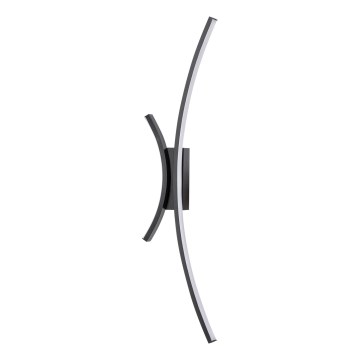 LED väggbelysning LED/12W/230V 3000-6000K svart