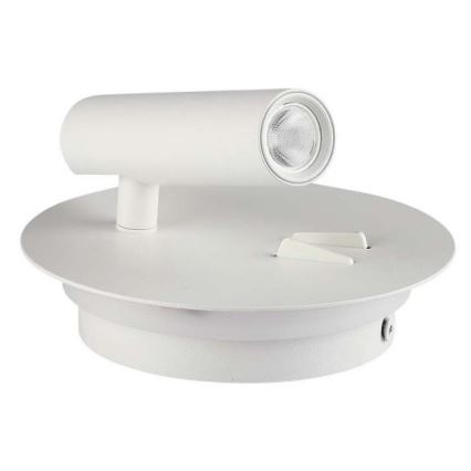 LED väggbelysning LED/3W/230V + LED/6W/230V 3000K vit