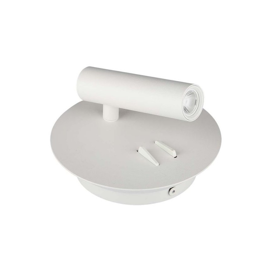 LED väggbelysning LED/3W/230V + LED/6W/230V 3000K vit