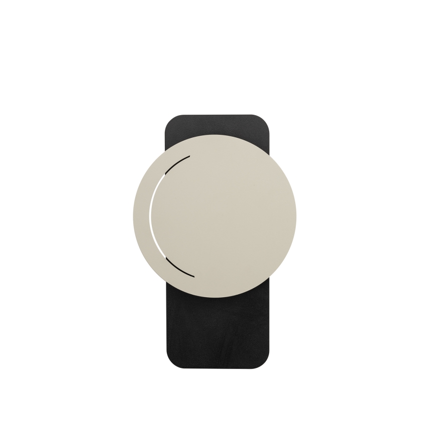 LED väggbelysning LITO LED/7W/230V svart/beige