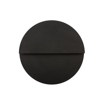 LED väggbelysning LUNA LED/7W/230V diameter 36 cm svart