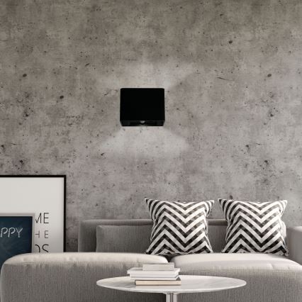 LED Ljusreglerad vägg beröring belysning med sensor MIRI LED/2,5W/3,7V 3000/4000/6400K 4000 mAh svart