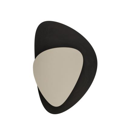 LED väggbelysning PEDRA LED/7W/230V svart/beige