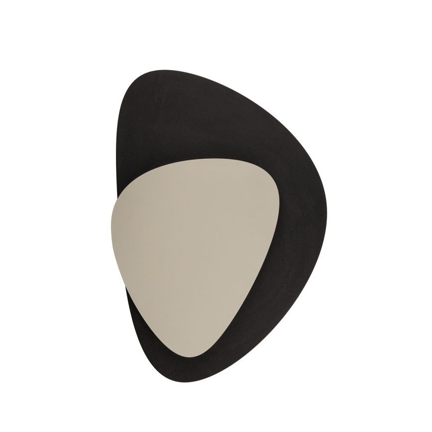 LED väggbelysning PEDRA LED/7W/230V svart/beige