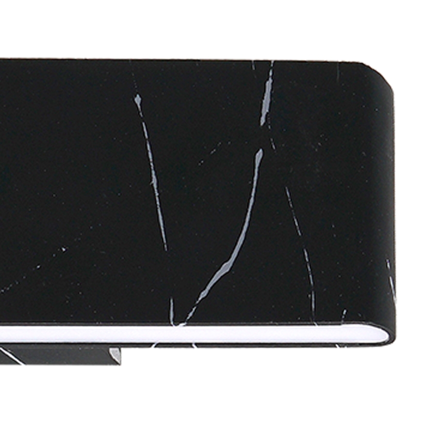 LED Väggbelysning PIERCE LED/12W/230V 30 cm svart