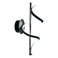 LED väggbelysning TWIST LED/12W/230V svart