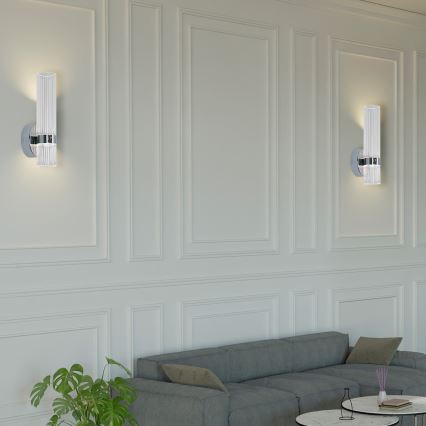 LED-vägglampa AMBIENTE LED/6W/230V 3000/4000/6000K blank krom