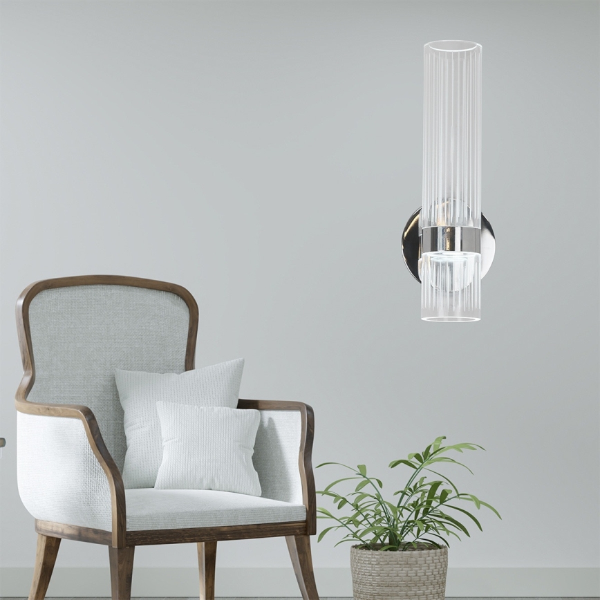 LED-vägglampa AMBIENTE LED/6W/230V 3000/4000/6000K blank krom