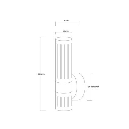 LED-vägglampa AMBIENTE LED/6W/230V 3000/4000/6000K guldfärgad