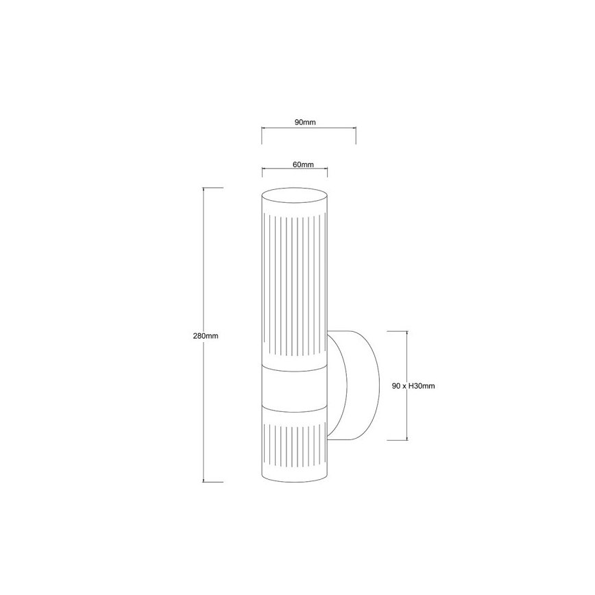 LED-vägglampa AMBIENTE LED/6W/230V 3000/4000/6000K guldfärgad