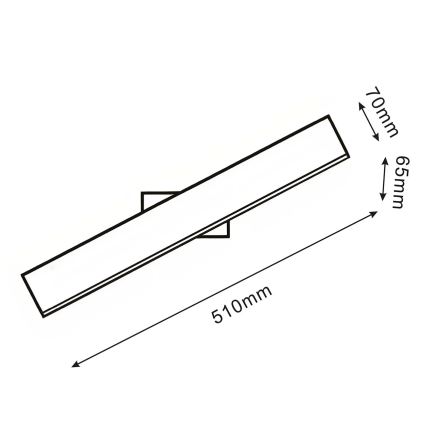 LED-vägglampa BERNADETTA LED/10W/230V 4000K vit