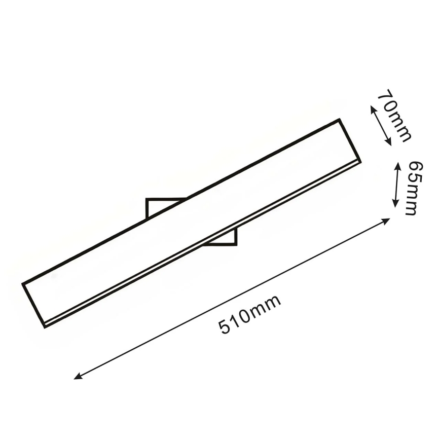 LED-vägglampa BERNADETTA LED/10W/230V 4000K vit