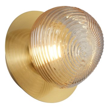 LED-vägglampa BOLLA LED/3W/230V guld/rökbeige