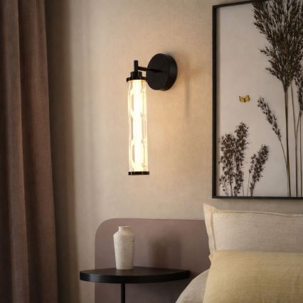 LED-vägglampa CORTE LED/10W/230V svart