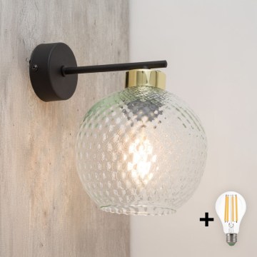 LED-vägglampa DEVON 1xE27/15W/230V