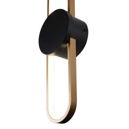 LED-vägglampa FLORENTYNA LED/24W/230V 4000K guld/svart