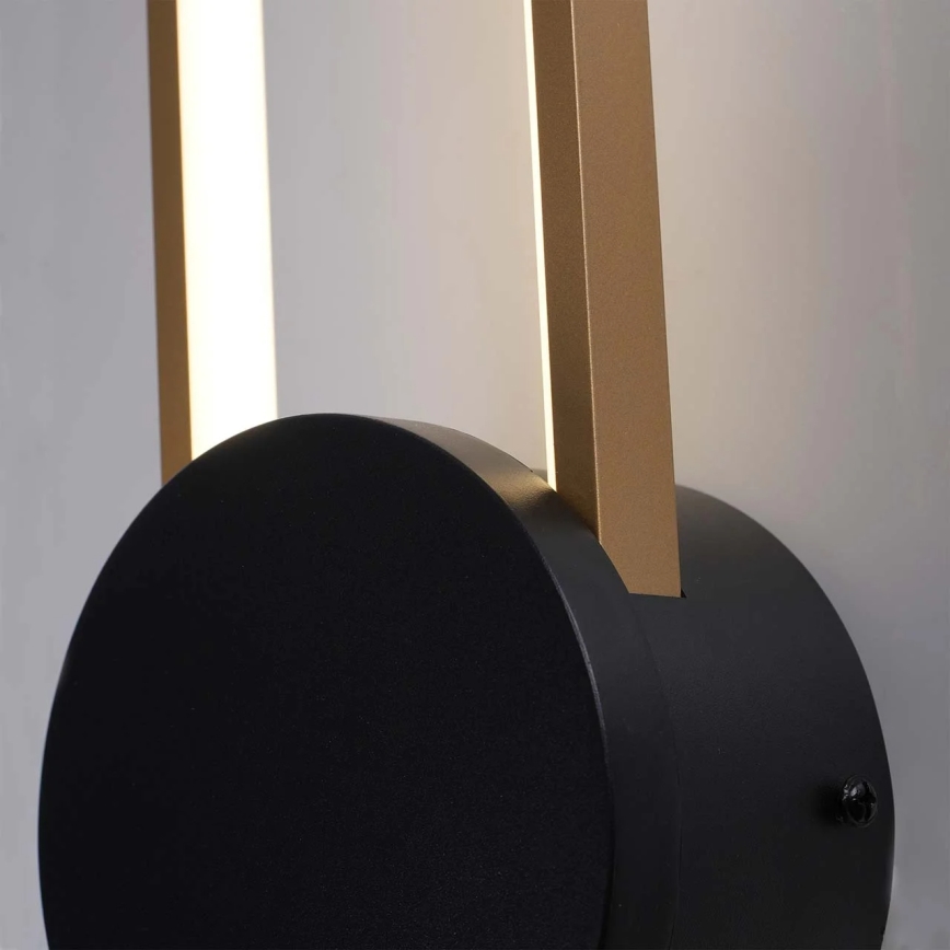 LED-vägglampa FLORENTYNA LED/24W/230V 4000K guld/svart