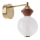 LED-vägglampa FLORES LED/7W/230V guld/brun