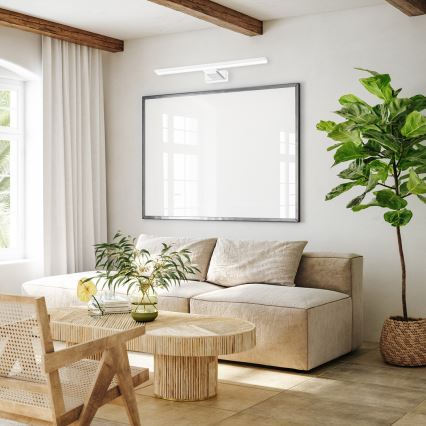 LED-vägglampa för badrum SHINE, 13,8 W/230 V, 60 cm, IP44, vit