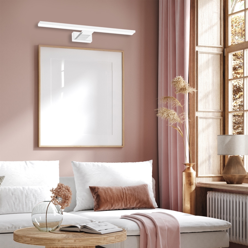 LED-vägglampa för badrum SHINE, 13,8 W/230 V, 60 cm, IP44, vit