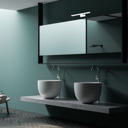 LED-vägglampa för badrum SHINE LED/7W/230V 30 cm IP44 vit