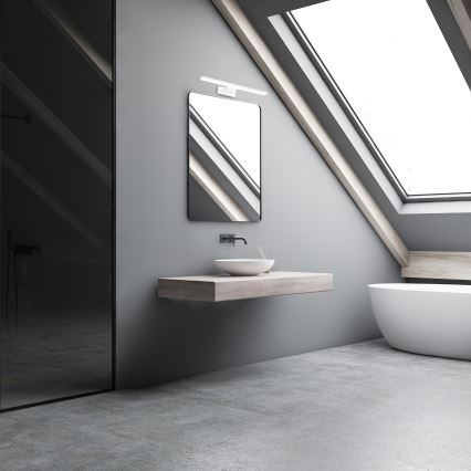 LED-vägglampa för badrum SHINE LED/7W/230V 30 cm IP44 vit