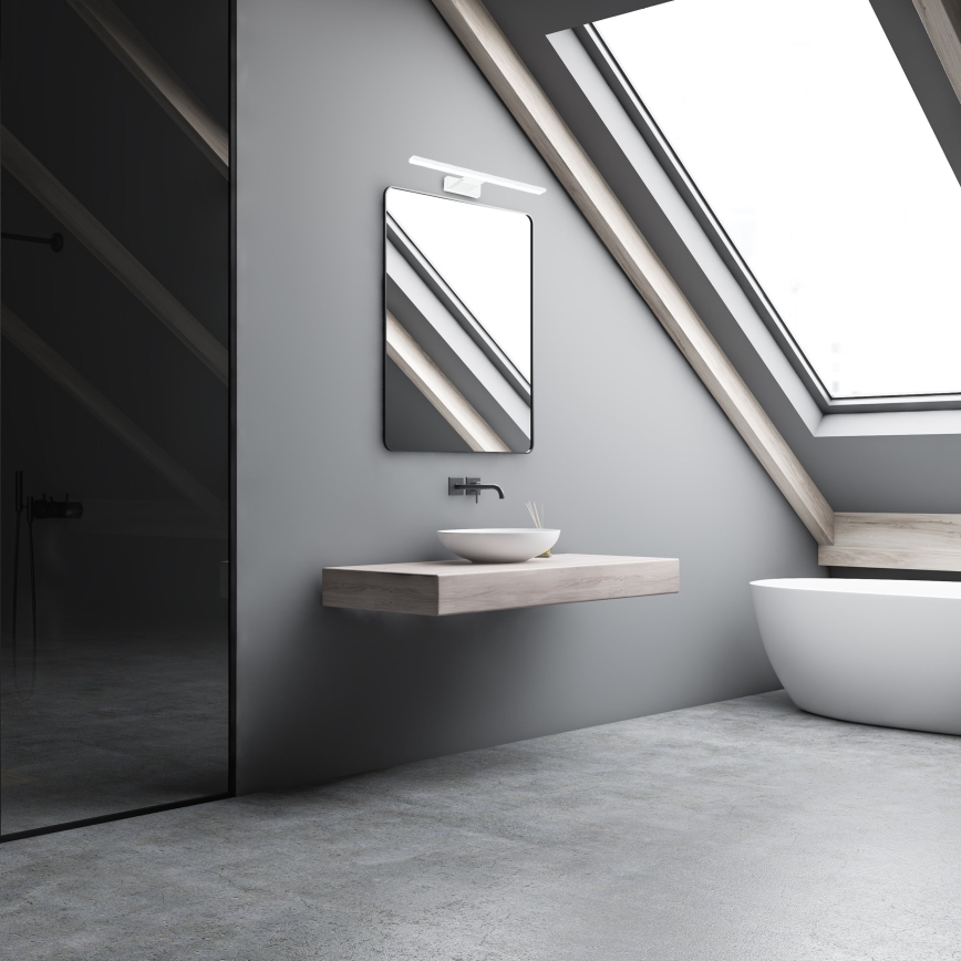 LED-vägglampa för badrum SHINE LED/7W/230V 30 cm IP44 vit