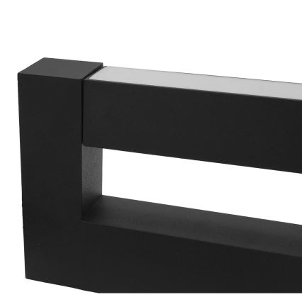 LED Flexibel vägglampa för utomhusbruk 2xLED/16W/230V IP54 90 cm svart