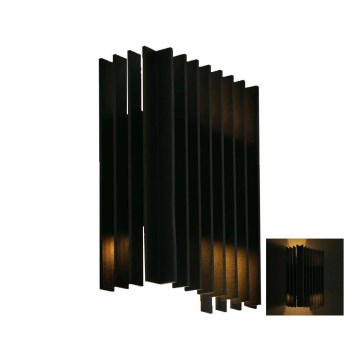 LED vägglampa för utomhusbruk 2xLED/6W/230V IP65 3000K