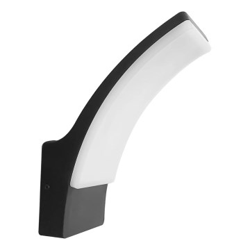 LED vägglampa för utomhusbruk AMY LED/12W/230V IP44 svart