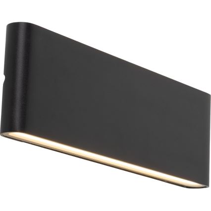 LED vägglampa för utomhusbruk ARWENA 2xLED/12W/230V IP54 svart