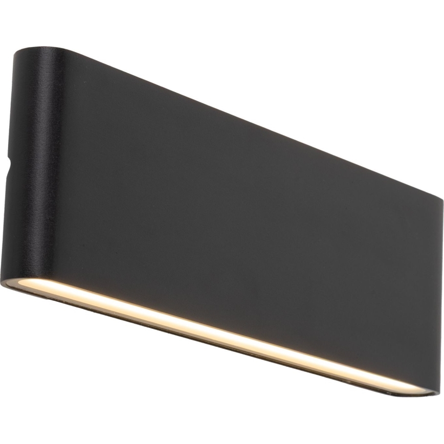 LED vägglampa för utomhusbruk ARWENA 2xLED/12W/230V IP54 svart