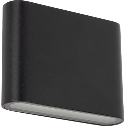 LED vägglampa för utomhusbruk ARWENA 2xLED/3W/230V IP54 svart