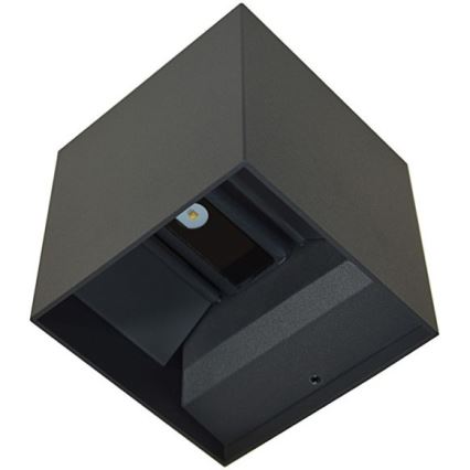 LED vägglampa för utomhusbruk KREON 2xLED/3W/230V IP54 4000K antracit