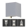 LED vägglampa för utomhusbruk LED/11W/230V 3000K IP65 grå
