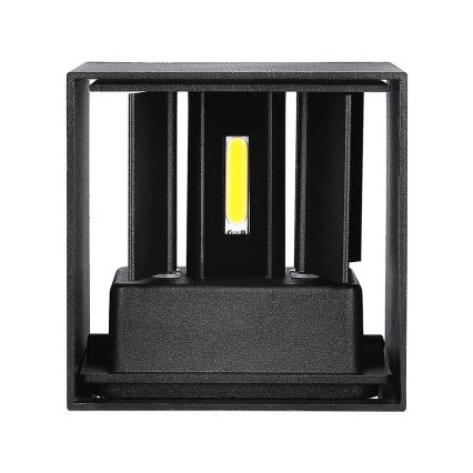 LED vägglampa för utomhusbruk LED/11W/230V 4000K IP65 svart