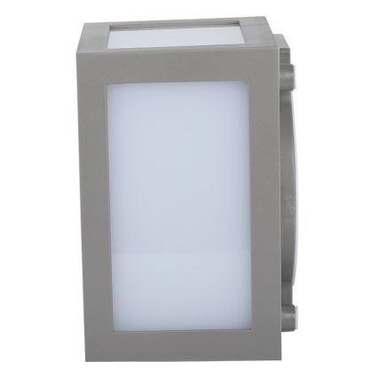LED vägglampa för utomhusbruk LED/12W/230V 3000K IP65 grå