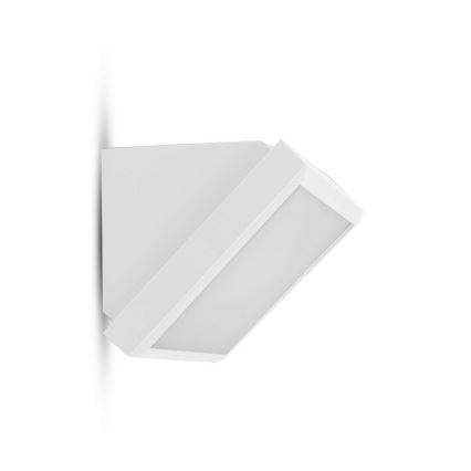 LED vägglampa för utomhusbruk LED/12W/230V 3000K IP65 vit