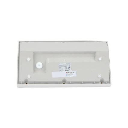 LED vägglampa för utomhusbruk LED/12W/230V 3000K IP65 vit