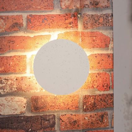 LED vägglampa för utomhusbruk LED/12W/230V 3000K IP65 vit