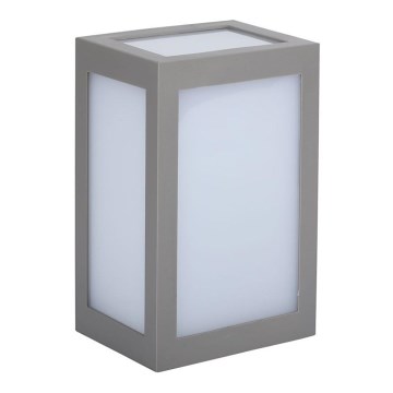 LED vägglampa för utomhusbruk LED/12W/230V 4000K IP65 grå