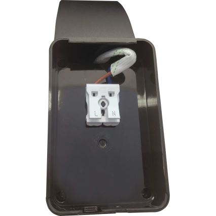 LED vägglampa för utomhusbruk LED/15W/230V IP54 svart