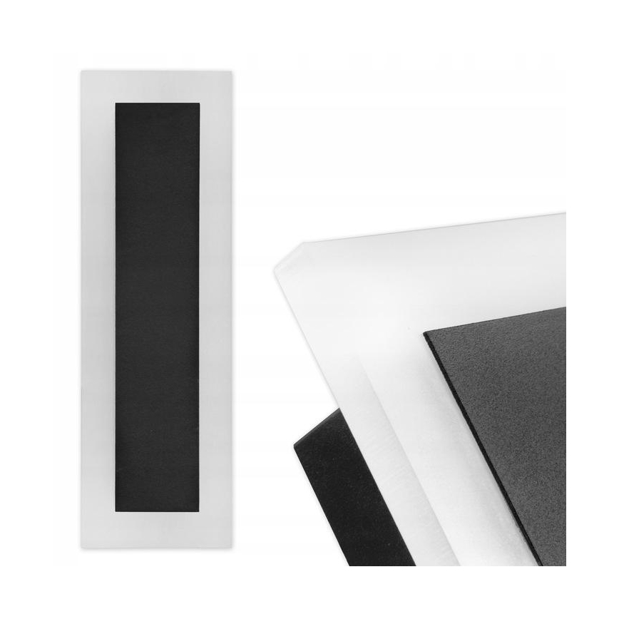 LED vägglampa för utomhusbruk LED/19W/230V IP54 svart