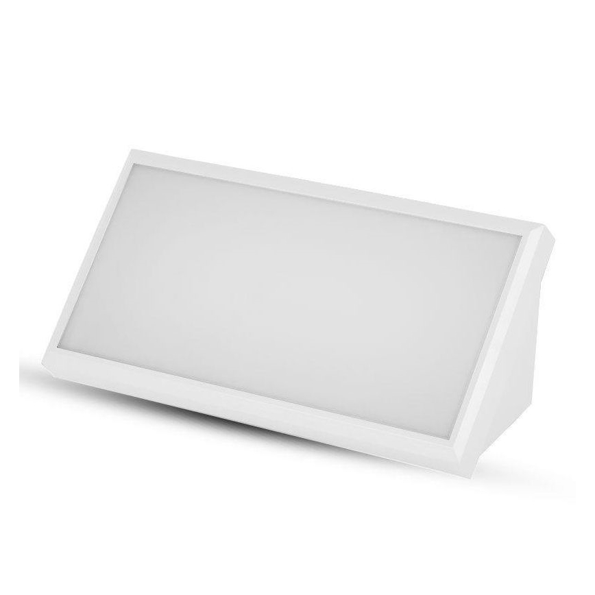 LED vägglampa för utomhusbruk LED/20W/230V 3000K IP65 vit